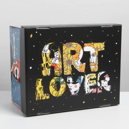Gift folding box, packaging, “Art”, 31.2 x 25.6 x 16.1 cm-1