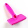 Pudder is soft plastic with rounded teeth, medium, 9 x 15.5 cm, pink