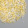 Glass beads 11/0 "Melange yellow. Gloss" 10 g