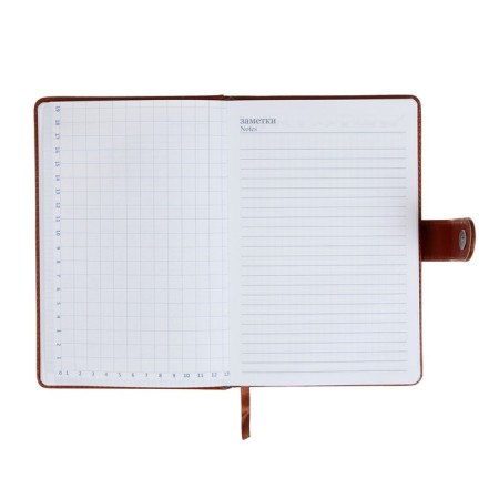 Deliciper of Leduced A5, 140 sheets in a cage, with a calculator, PVC cover, mix-14