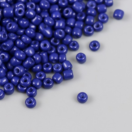 Glass beads 6/0 "sapphire" bright 450 g