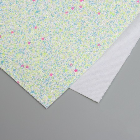 Liszt for creativity claims of "sparkle" yellow-blue sheet 33x20 cm thickness 1.6 mm