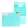 A4 cartridge folder, 6 departments, 600 μm, Devente, Pastel, texture "Sand", turquoise
