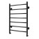 Water towel Domoterm "Calipso" P7, 500x700 mm, black matte