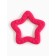 Chewing toy Superproof "Star", 8 cm, pink