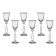 Set of glasses "Angela", Platinum layering, 60 ml, 6 pcs.