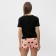 Female homemade set (T -shirt/shorts), color peach, size 46