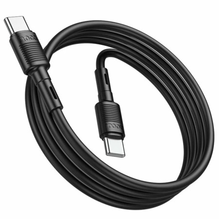 Hoco X83, Type-C cable-Type-C, 60 W, 3 A, 1 m, data transfer, PVC, black-3