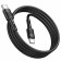 Hoco X83, Type-C cable-Type-C, 60 W, 3 A, 1 m, data transfer, PVC, black