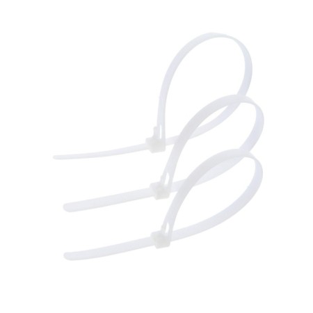 Clot of nylon tundra krep, reusable, 7.2x250 mm, white, in packaging 50 pcs.-3