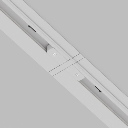 Direct Connector for the built-in track system Technical tra002C-11W, 8x6x2 cm, white color-3
