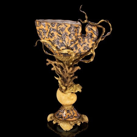 Fruit vase "Patterns", 18 × 23 × 48 cm