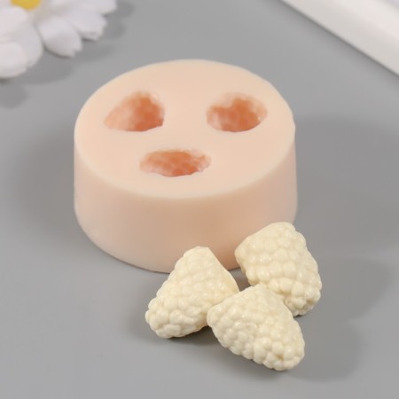 Silicone Mold "Raspberry" 3 pcs D-1,8 cm-1