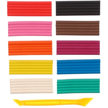 Plasticine 10 colors 150 g, Smeshariki-2