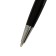 Gift Ballpoint Handle in the leatherette case is a swivel pb s, black body/silver