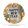 The tablecloth on the “Happy New Year” table, round, oxford, elastic band, size 120x120 cm, diameter 75-100 cm