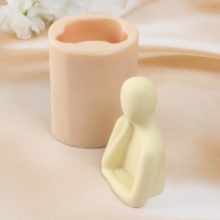 Silicone Mold "Abstraction 1" 5.6x4x8.5 cm-3
