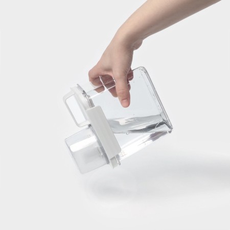 A container for washing powder and air conditioning, with a measured glass, 1100 ml-17
