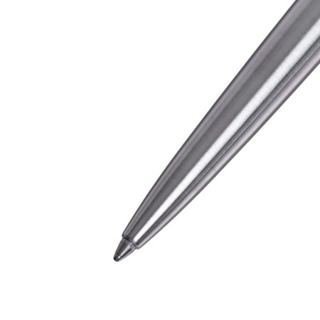 Ballpoint pen Parker Jotter Core Stainess Steel CT M, stainless steel case, silver matte, blue ink-3