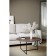 Majore coffee table, 800x800x390, acacia/black