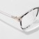 Ready glasses GA0409 (color: C3 white, black; diopter: + 2.5; tint: no)
