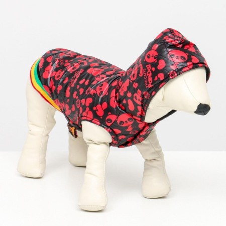 Jacket for dogs "spot", size 2 (DS 23, Osh 26, OG 33 cm), red