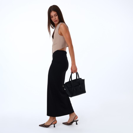 Women's bag with lightning, black color-9