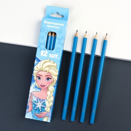 Pencil is simple, 12 pieces, cold heart-7