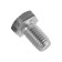 Bolt bolt, with a hexagonal head, galvanized, Din933, M12x20 mm, 5 pcs