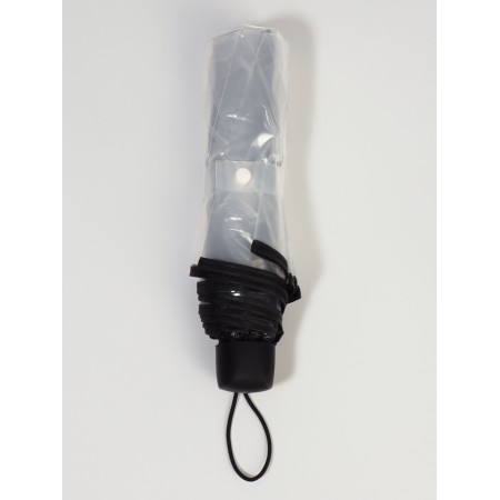 Umbrella fur R48/53 8SP 3 sp pvc plain handle Black Schilda QF-4