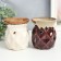 Aroma lamp ceramics "large rhombuses" mix 10x10x11 cm