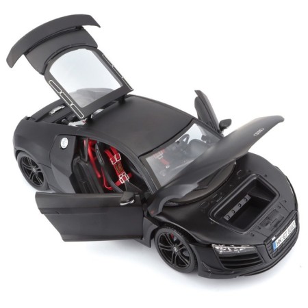 MASTO DIE-CAST AUDI R8 GT machine, opening doors, 1:18, black color-9