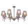 Lamp on the rod 8x40W E14, size 88x88x50 cm