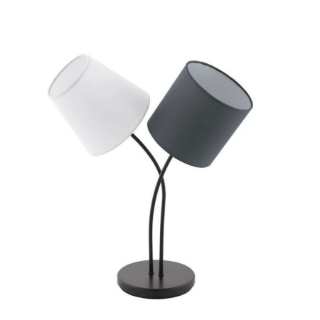 ALMEIDA 2x40W table lamp E14, black