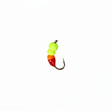 Mormyshka Wolfram Marlin’s Murash No. 3, 4 mm, 1 g, orange color, lemon, 10 pcs.