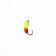 Mormyshka Wolfram Marlin’s Murash No. 3, 4 mm, 1 g, orange color, lemon, 10 pcs.