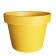 Kashpo for flowers "aura" 75x55 cm, 161 l, color yellow gold