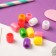 Hair cuffs "Nicky" (set of 20 pcs +/- 3 pcs) plain, 0.5x1 cm, mix