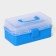 Organizer for storage, 3 departments, 27 × 17 × 13 cm, color mix