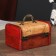 Casket wood chest "Wanderer map" 10.5x15x9 cm