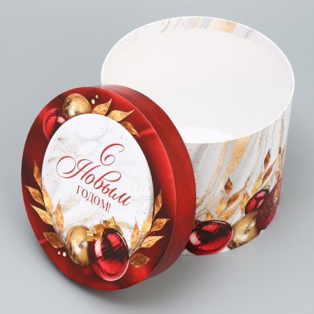 A set of gift boxes 5 in 1 “Classic New Year”, 13 x 14–19.5 x 22 cm, New Year-9