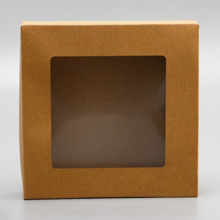 Container for removal, with a window, craft, 20 x 20 x 4 cm-1