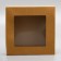 Container for removal, with a window, craft, 20 x 20 x 4 cm