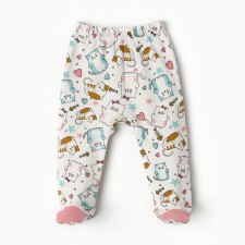Children's sliders, white color/kittens, height 80 cm