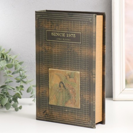 Safe-book wood to the leatherette "Angels. Vintage" 26x17x5 cm-1