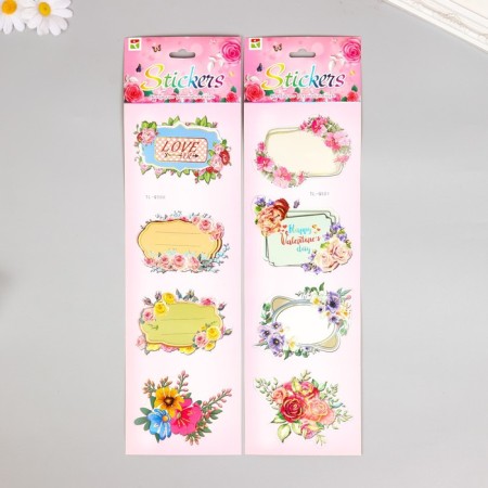 Stick Paper "Flowers with flowers" MIX 43x12 cm-2