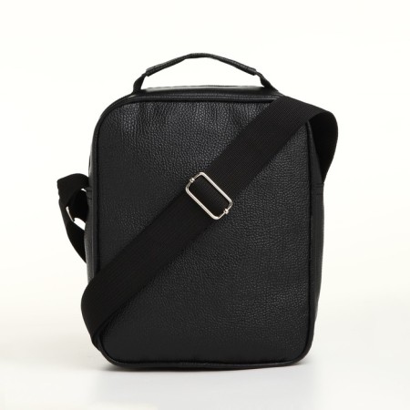 Male bag, 21.5*10*17 cm, lightning departure, 3 n/pocket, reg. Min, black-3