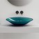 ABBER KRISTALL AT2812Aquamarin, overhead, 535x425x150 mm, turquoise