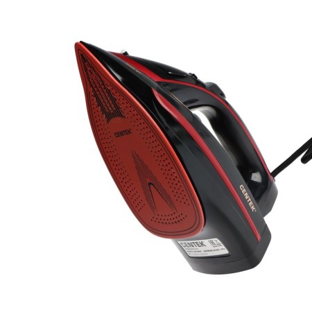 Iron CENTEK CT-2311, 3000 W, 450ml, ceramic, drop-stop, anti-Nakip, self-cleaning, red-3