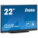 Monitor IIYAMA 21.5 "Prolite T2254MSC-B1AG Black IPS LED 16: 9 HDMI M/M glossy HAS 250CD 107891